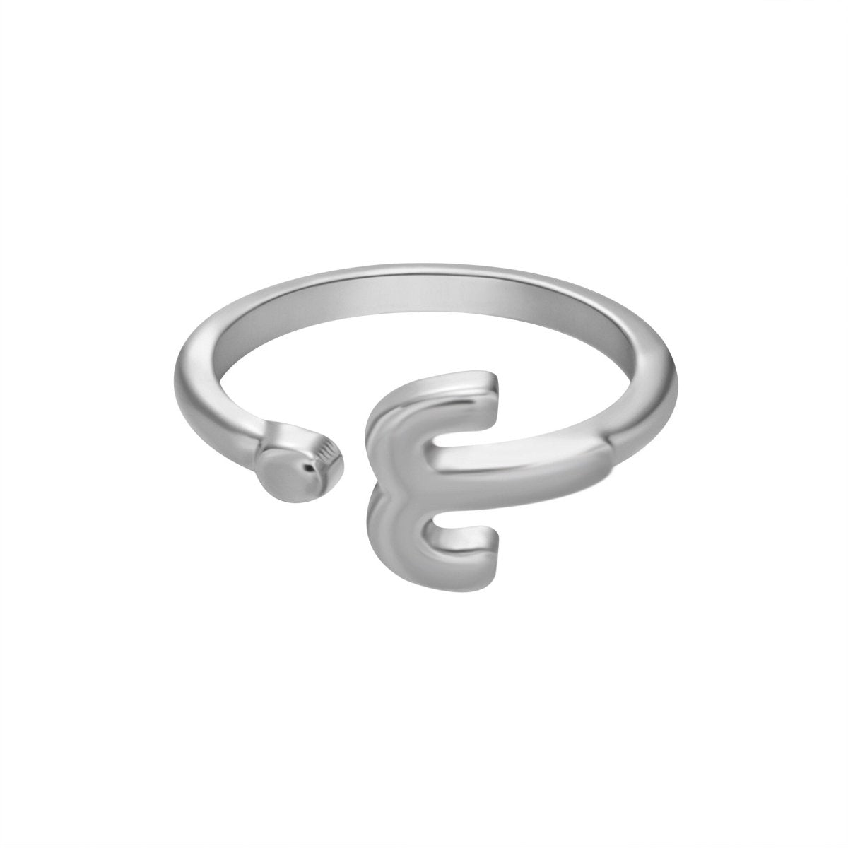 Bague Astrologique Bélier en Acier main image 1