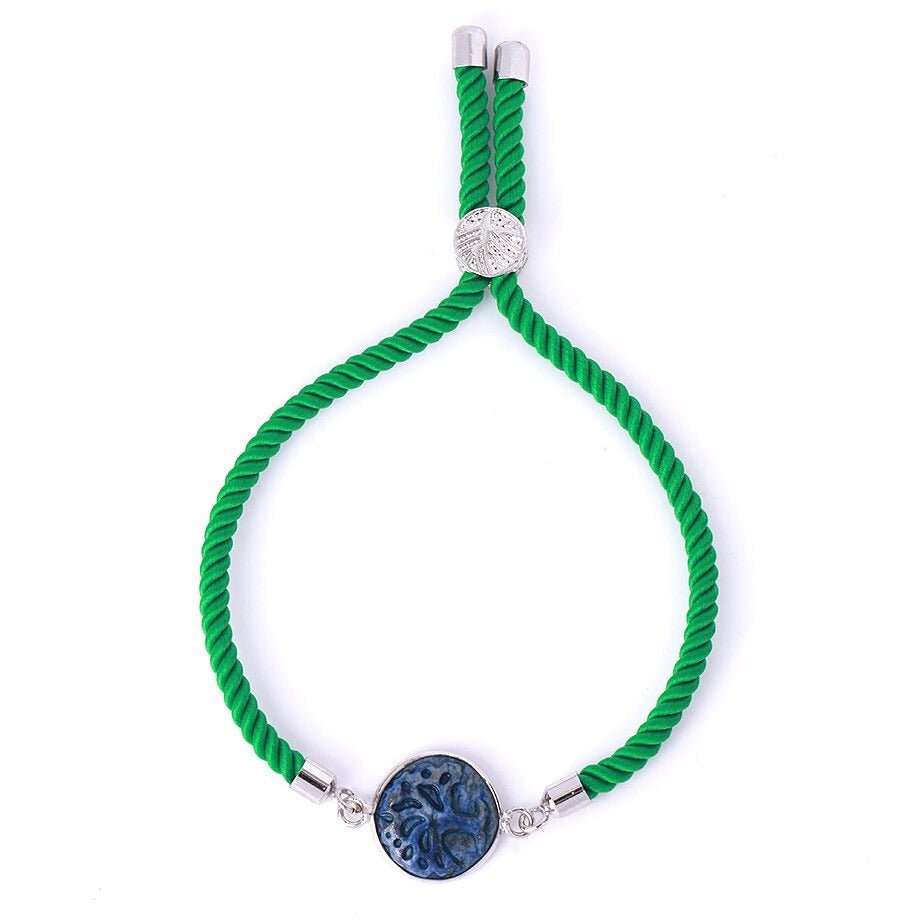Bracelet Lapis Lazuli Cordon "Tia"