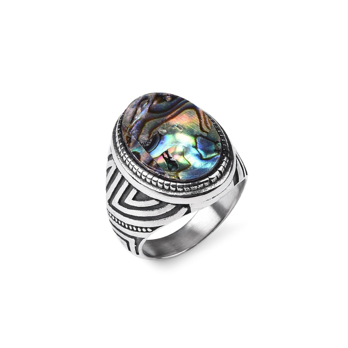 Bague Homme Abalone Impériale "Maxentius"