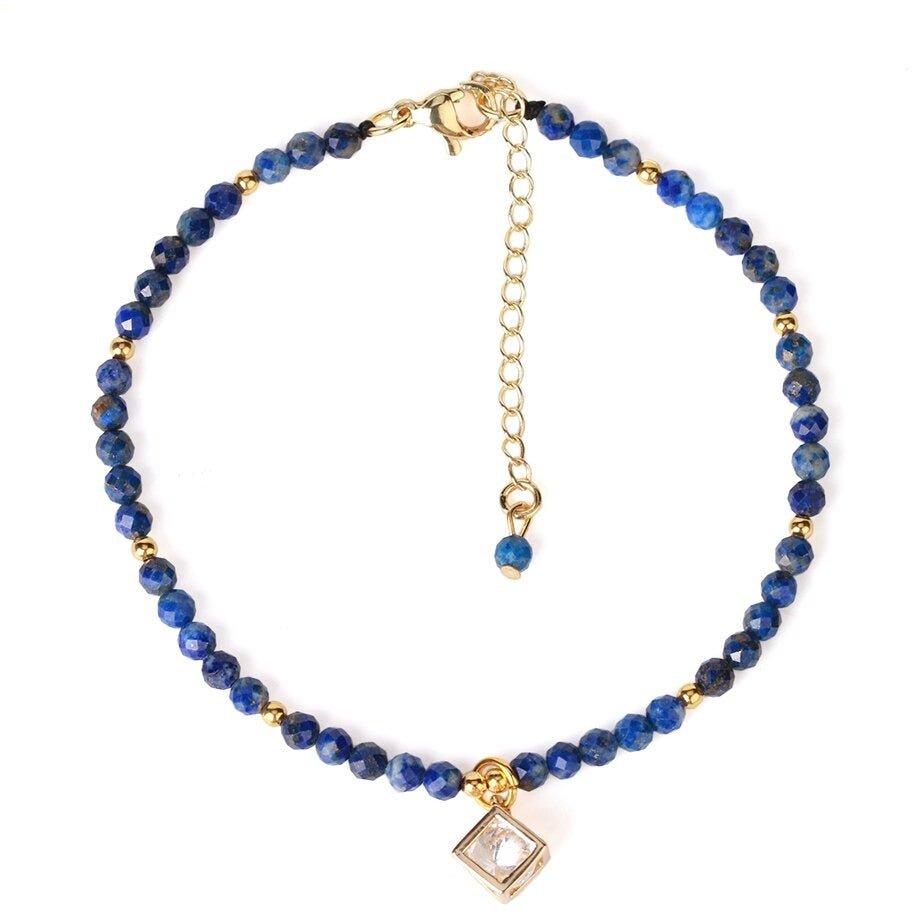 Bracelet Lithothérapie Lapis Lazuli "Jaïa"