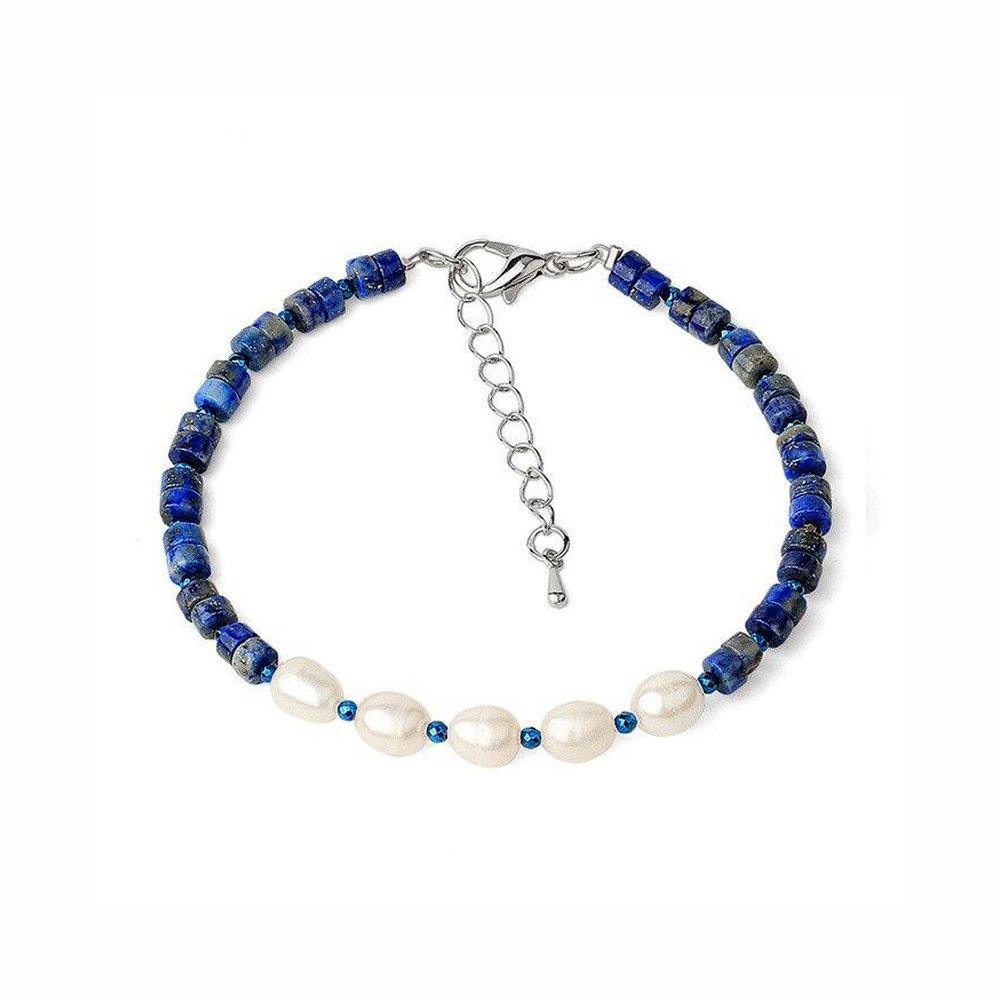 Bracelet Perles Lapis Lazuli "Aude"
