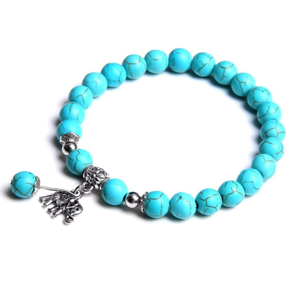Bracelet Perles Turquoise "Mira"