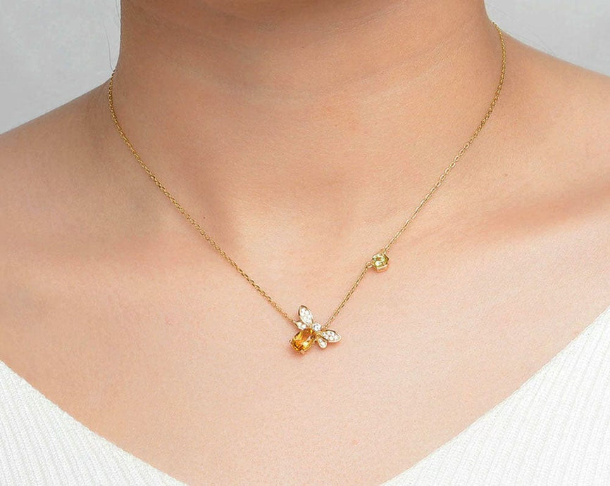Collier Citrine 